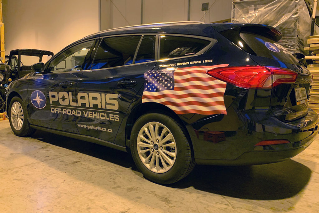 Reklamní polep Ford Focus