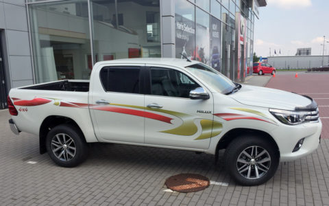 Polep vozu Toyota Hilux