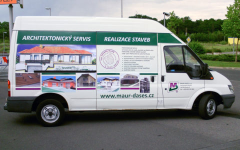 Reklamní polep Ford Transit