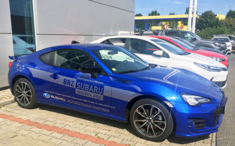 Reklamní polep Subaru BRZ